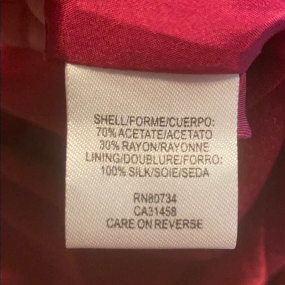 BCBGMaxAzria Runway Raspberry Silk Mini - Picture 9 of 10